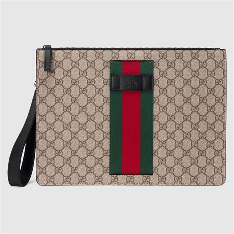 gucci mens portfolio|gucci men's clutch bag.